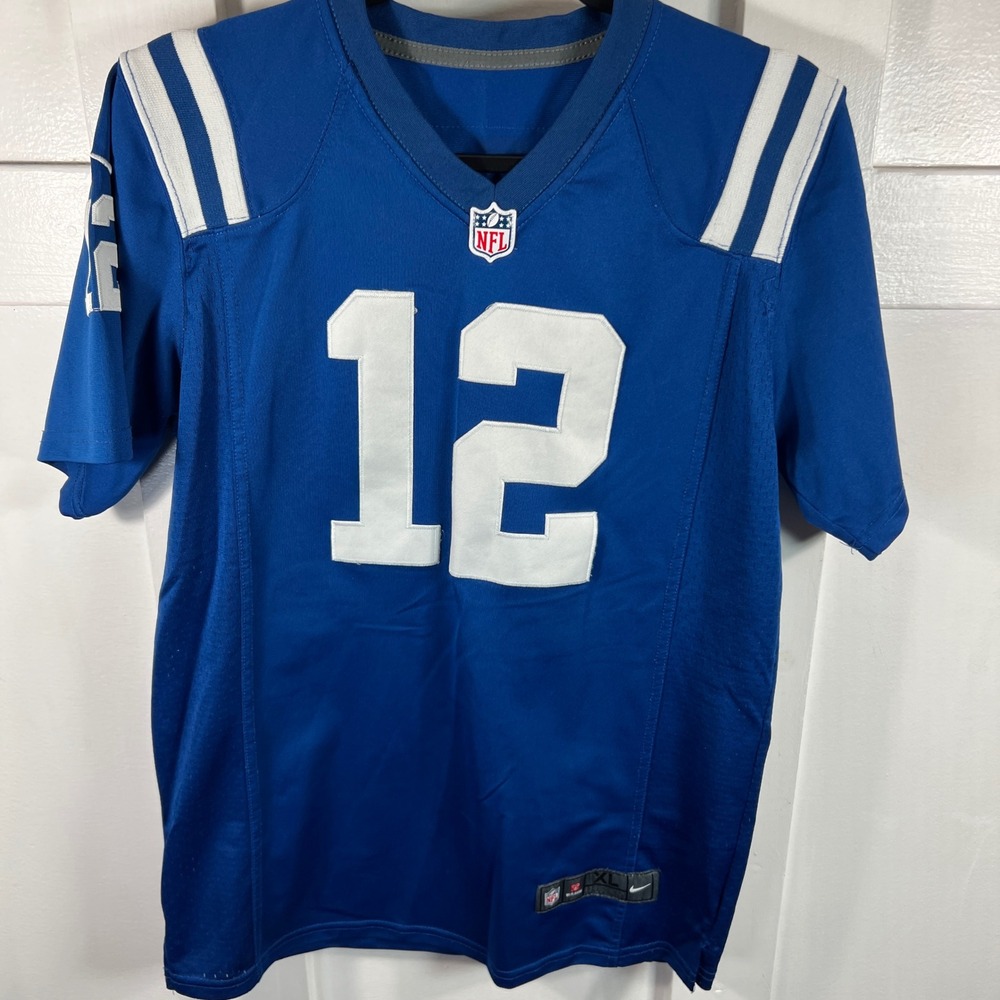Nike NFL Indianapolis Colts Andrew Luck 12 Jersey Blue XL Mens